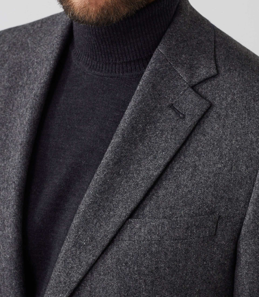 Veste ville tweed grise "Verso" - IZAC