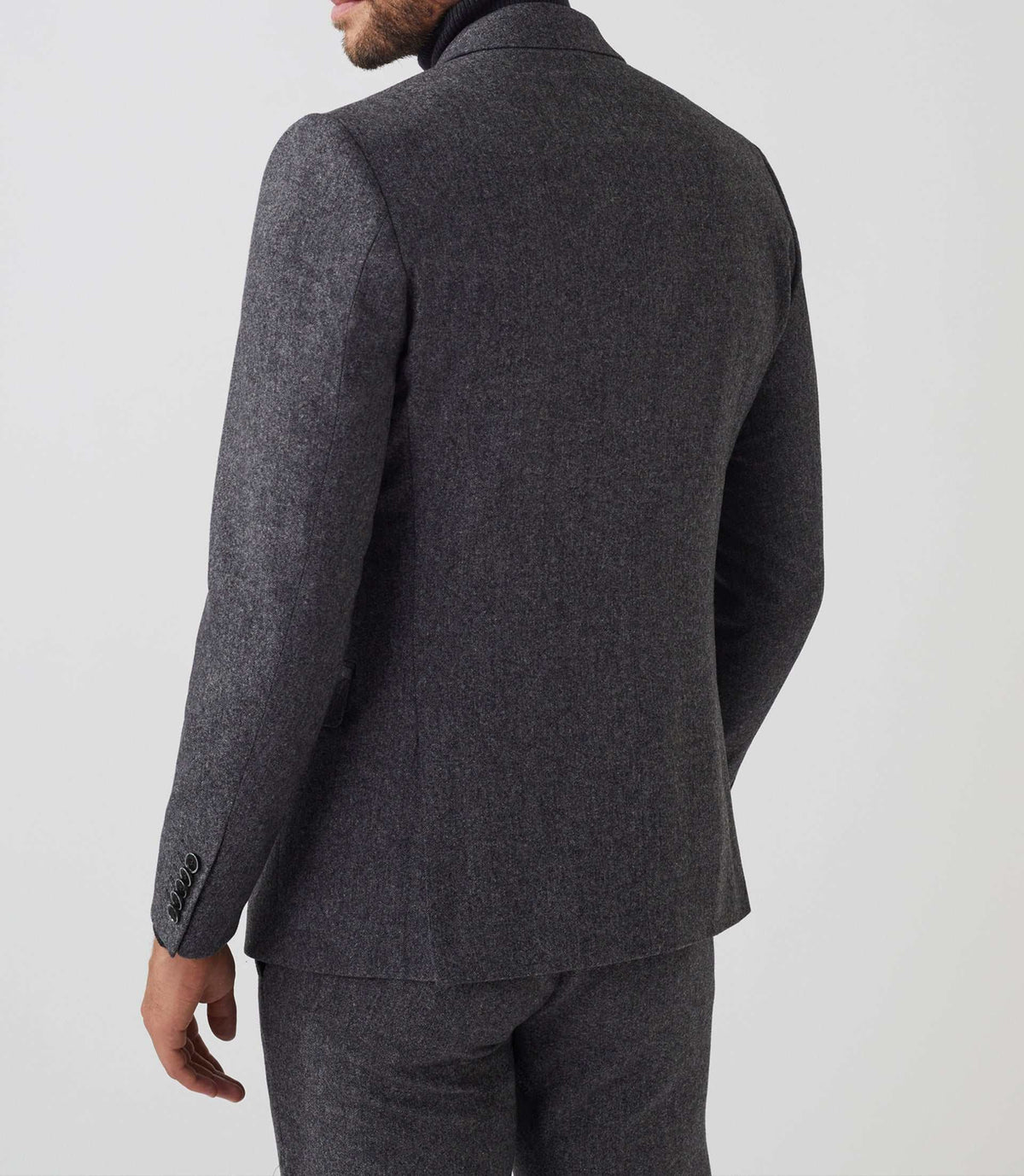 Veste ville tweed grise "Verso" - IZAC