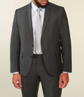 Veste ville en laine gris anthracite LIMONEBT - IZAC