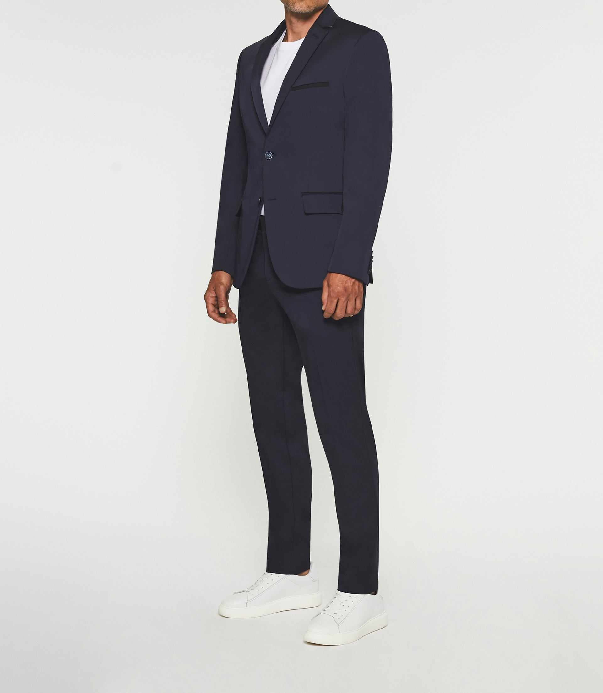 Veste ville tissu technique marine SANACO - IZAC