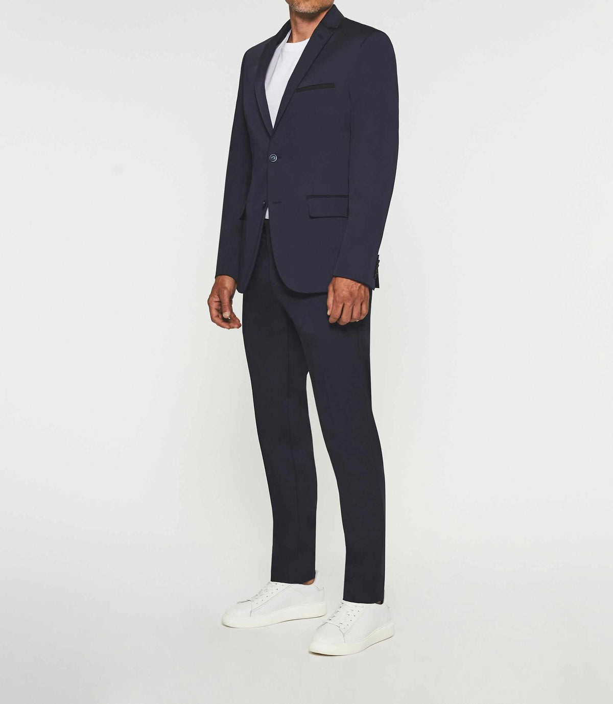 Veste ville tissu technique marine SANACO - IZAC