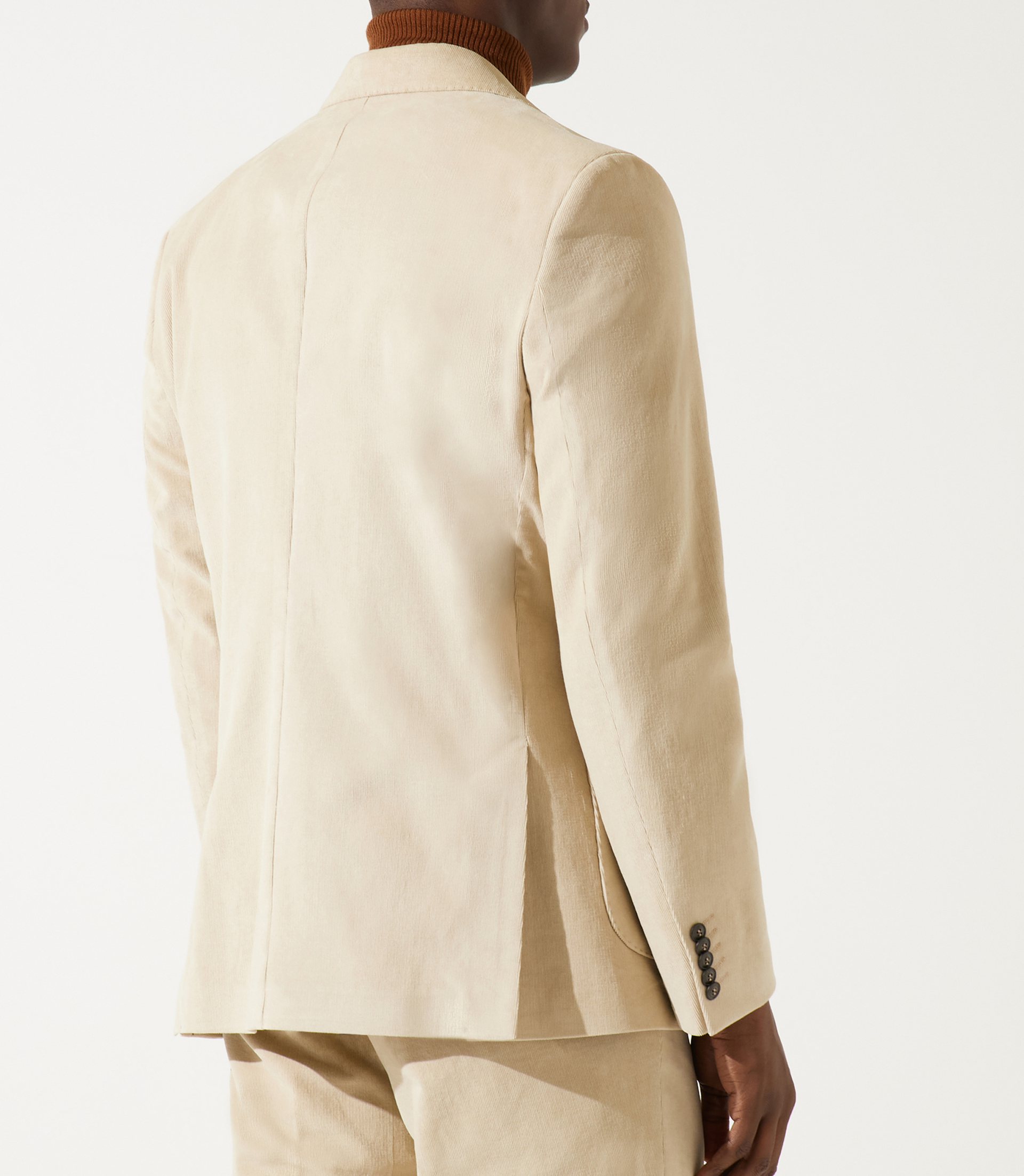 Veste ville séparable en velours beige SABLIER - IZAC