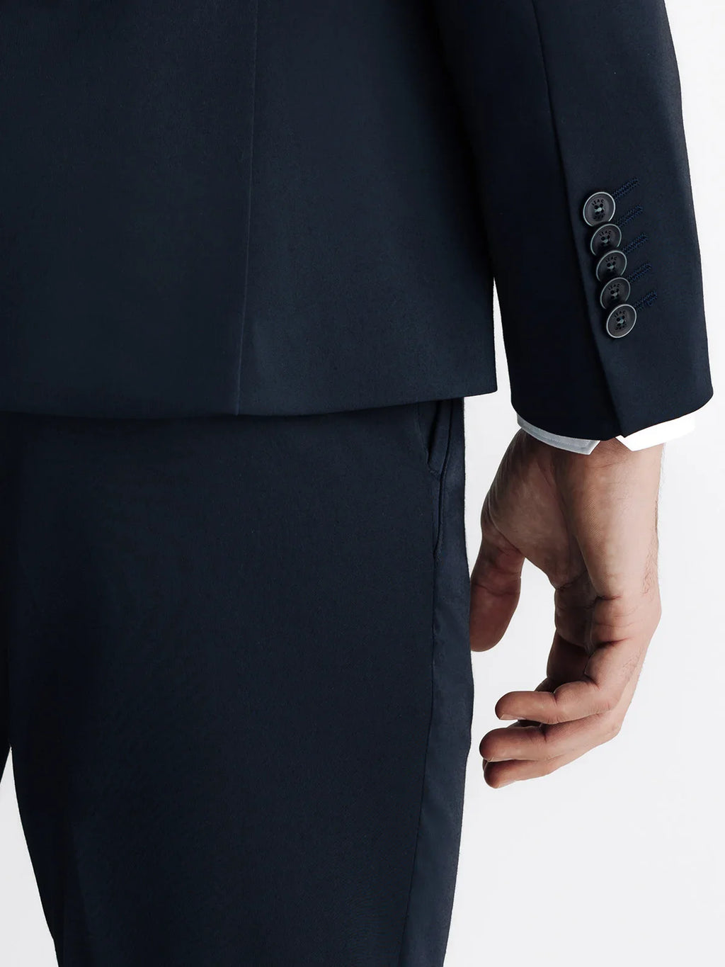 Veste ville séparable tissus technique marine - IZAC