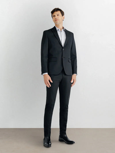 Veste ville séparable tissu technique noir - IZAC