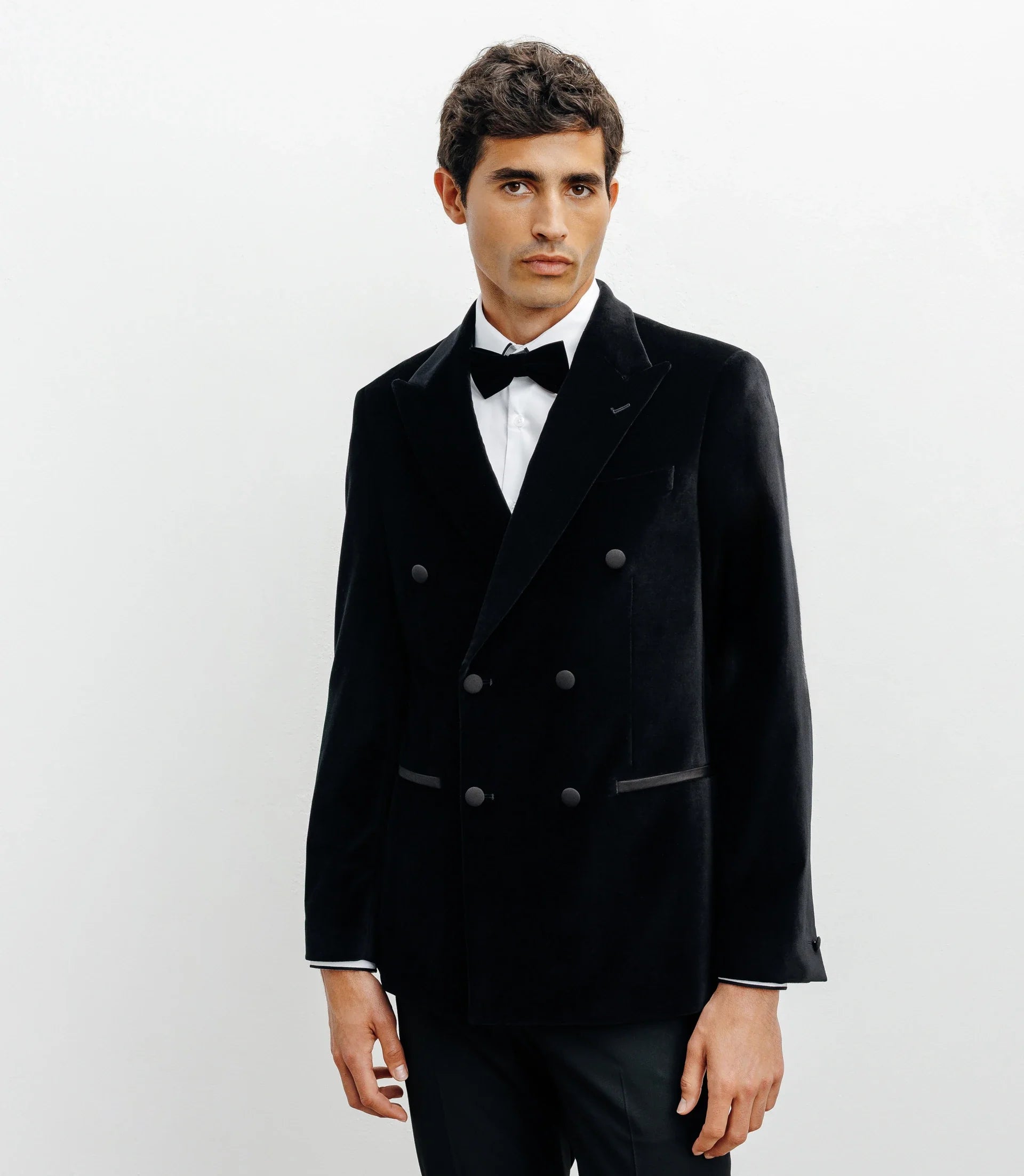 Veste ville en velours noir - IZAC