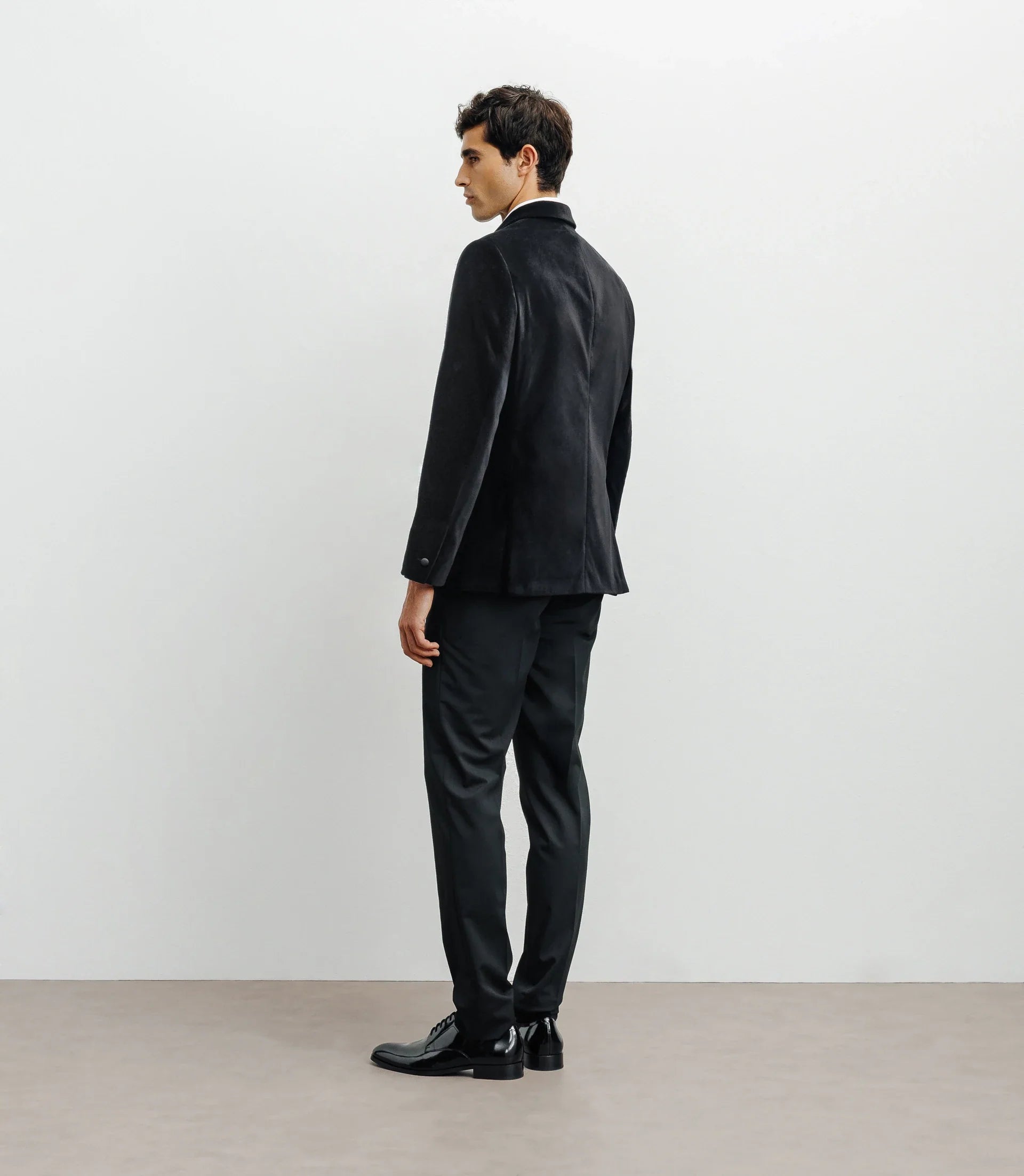 Veste ville en velours noir - IZAC