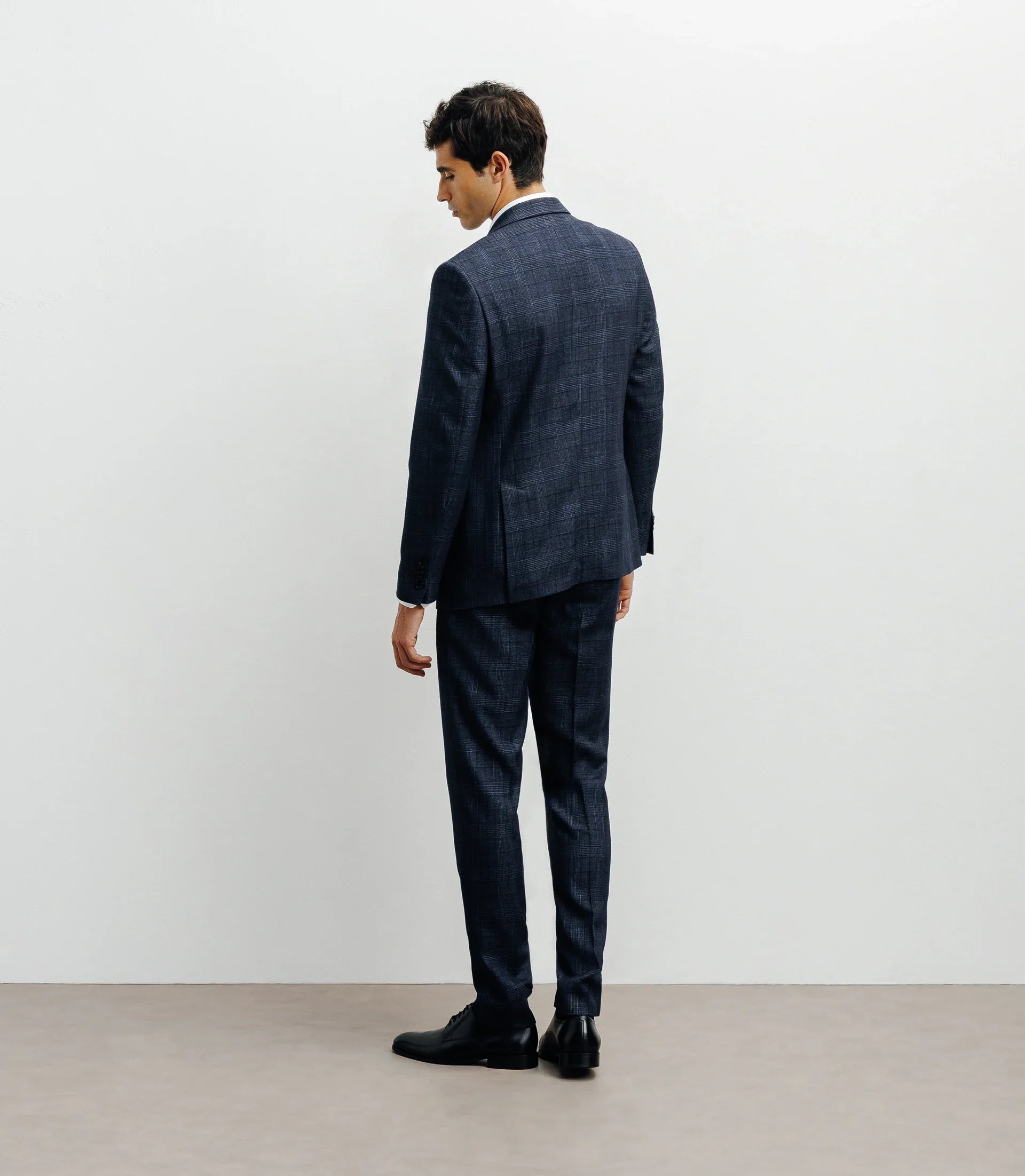 Veste ville Prince de Galles bleu d - IZAC