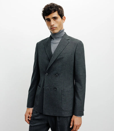 Veste croisée gris f - IZAC