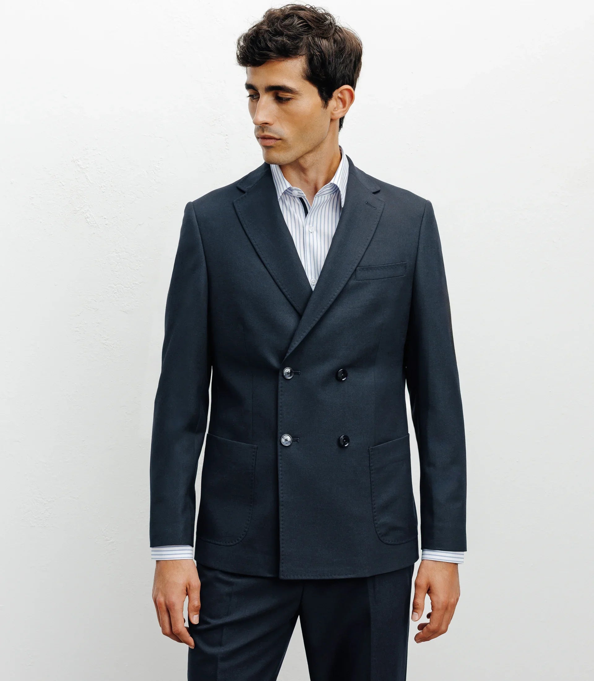 Veste croisée marine - IZAC