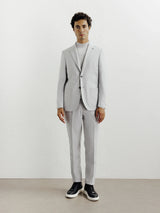 Veste ville en flanelle gris c - IZAC