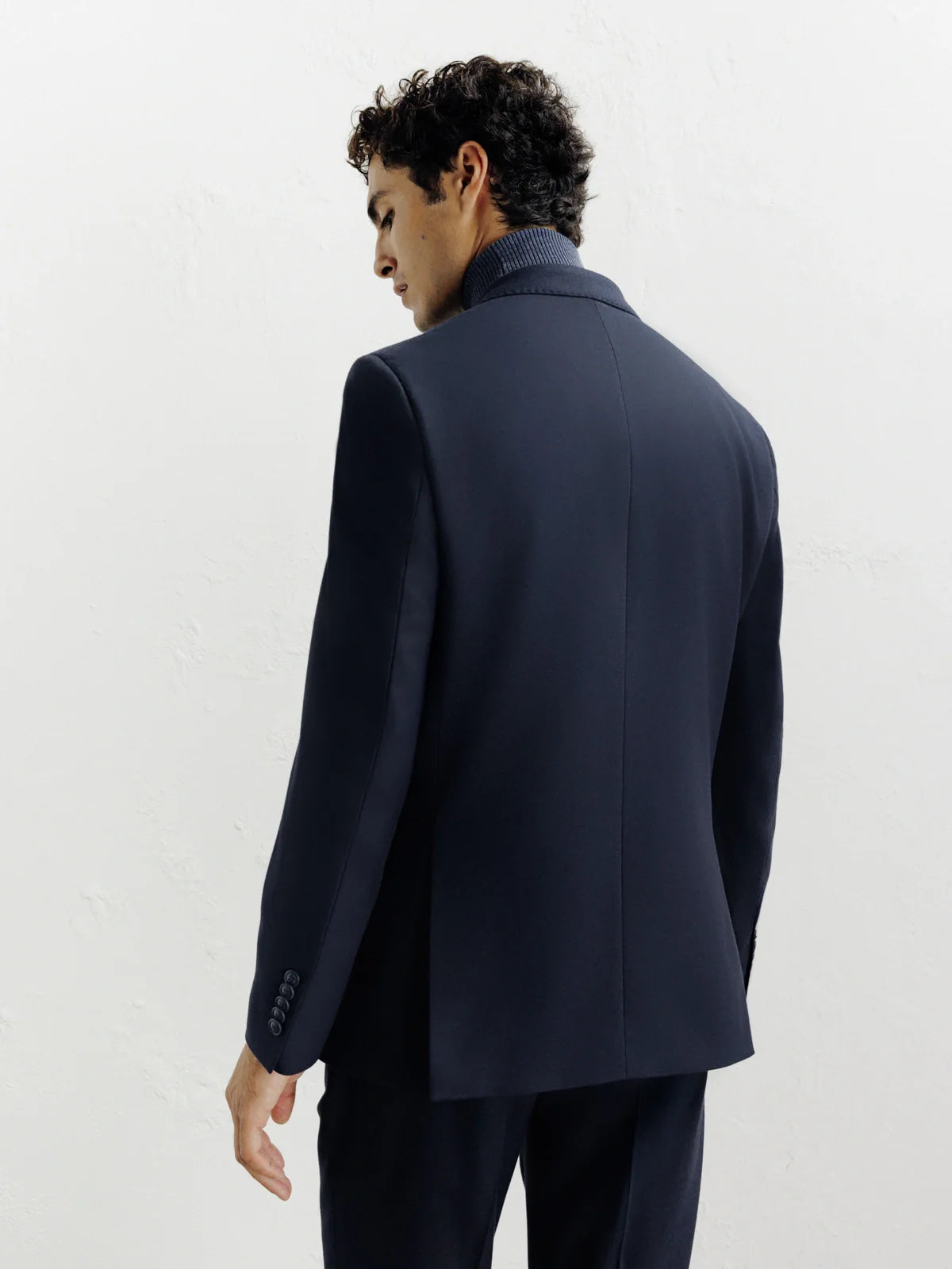 Veste ville en flanelle marine - IZAC