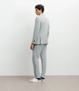 Veste ville en maille 2 boutons gris - IZAC