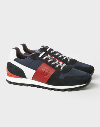 Sneakers Cuir Marine - IZAC