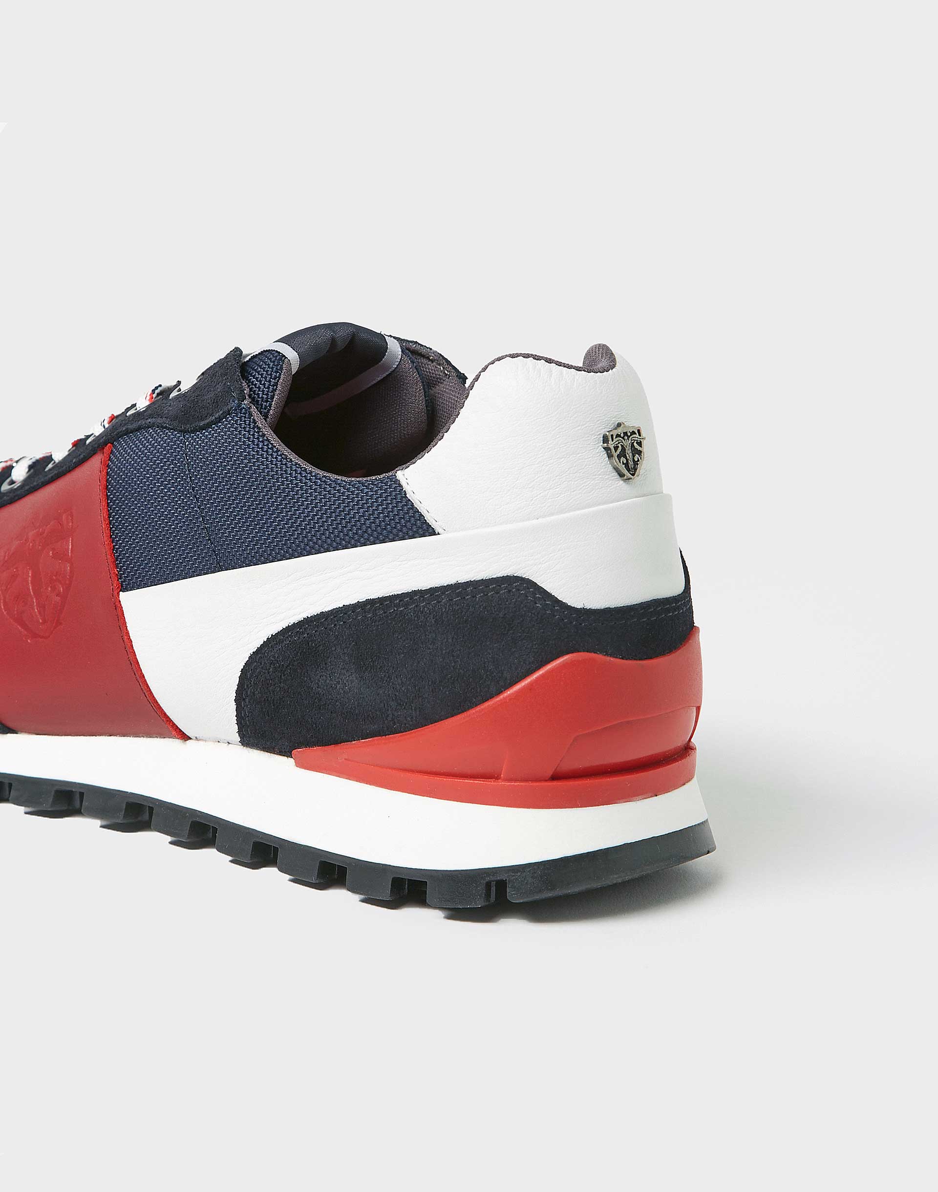 Sneakers Cuir Marine - IZAC