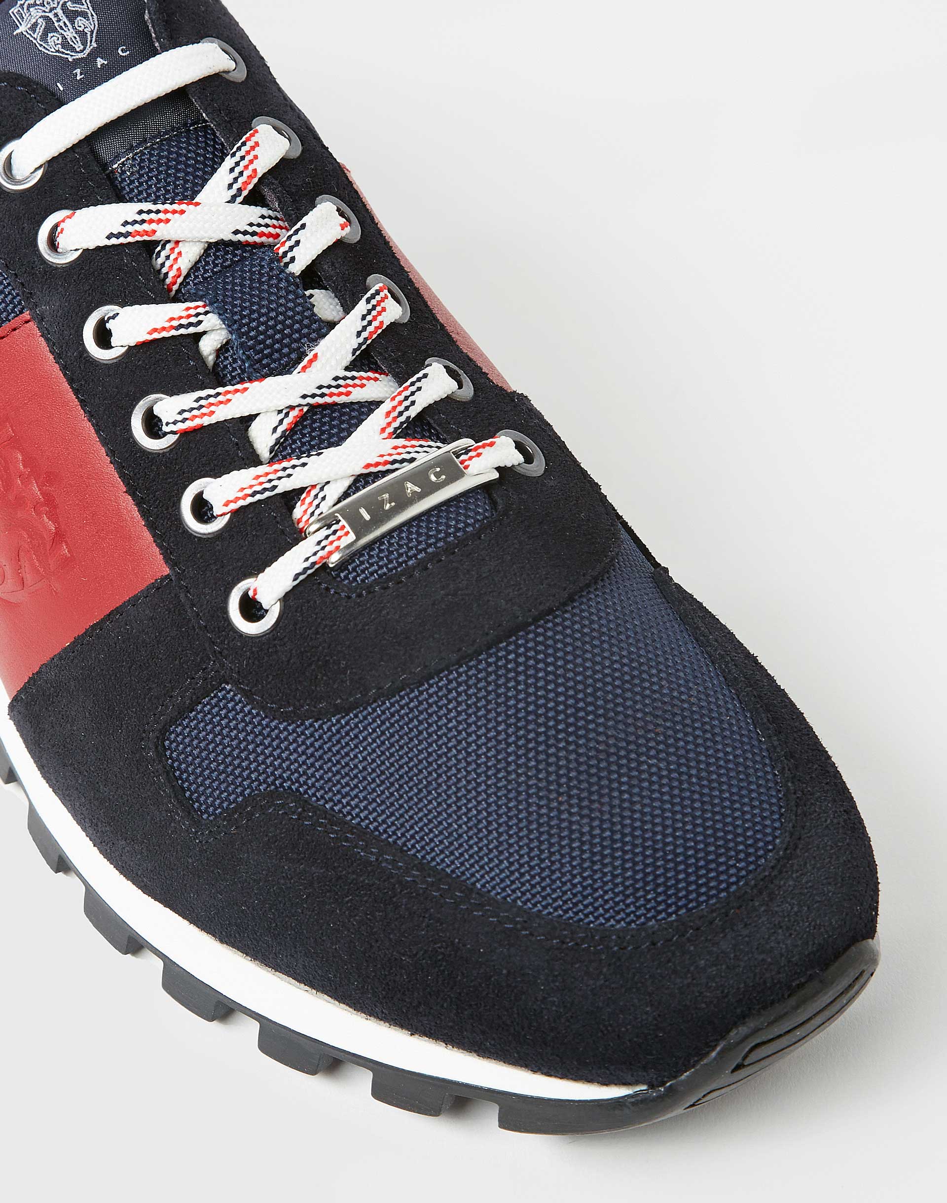 Sneakers Cuir Marine - IZAC