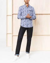 Chemise casual fleurs tropicales - IZAC
