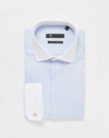 Chemise ajustée non - iron ciel - IZAC