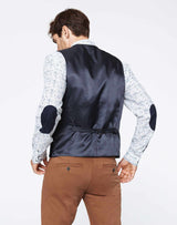 Gilet casual bleu - IZAC