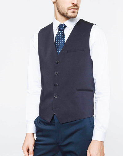 Gilet de costume bleu marine - IZAC
