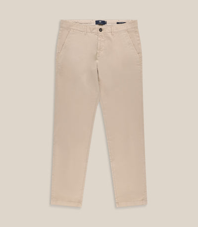 Pantalon coton stretch beige - IZAC