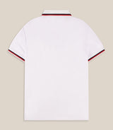 Polo en maille piquée blanc - IZAC