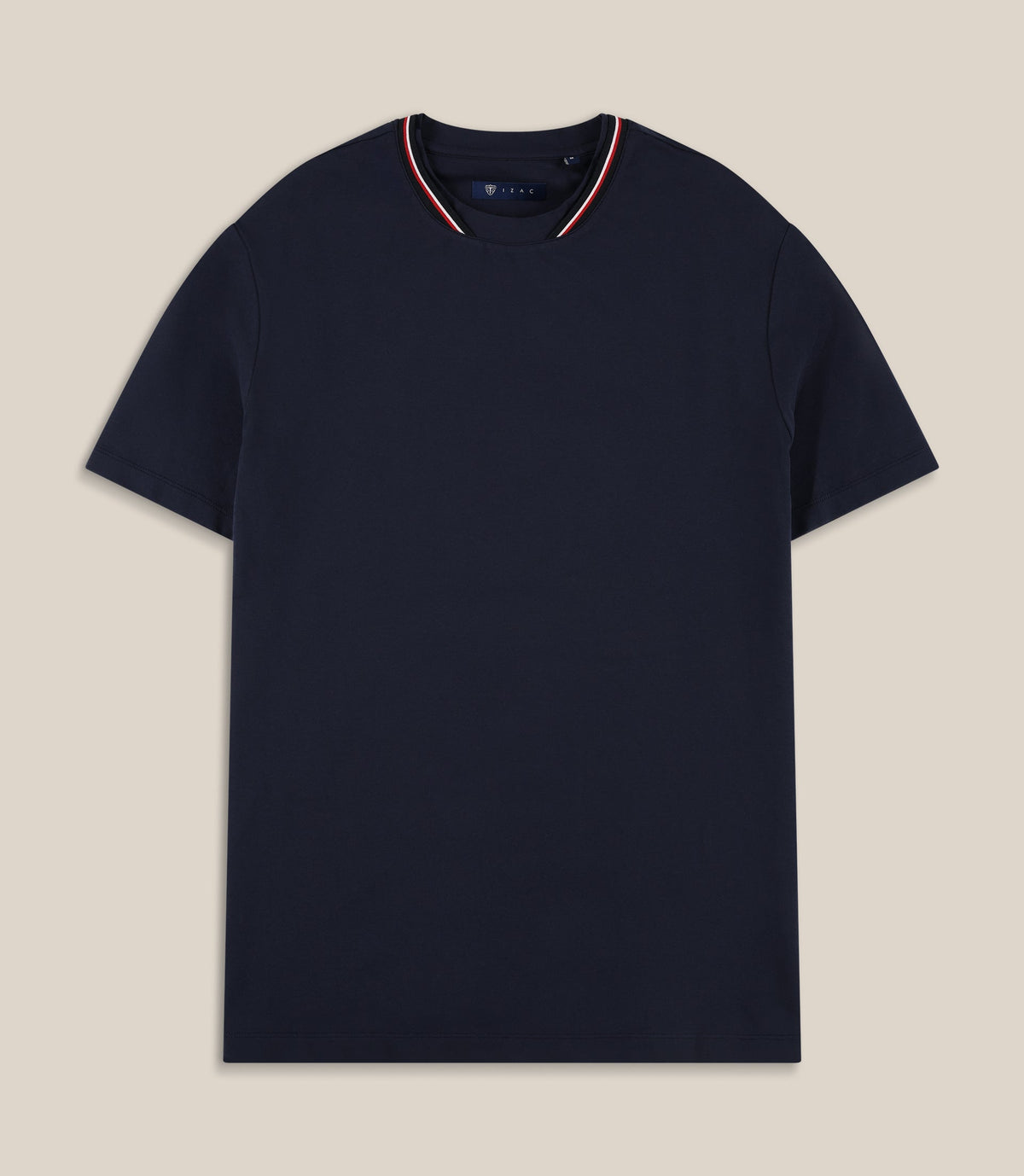 T-shirt col teddy marine - IZAC