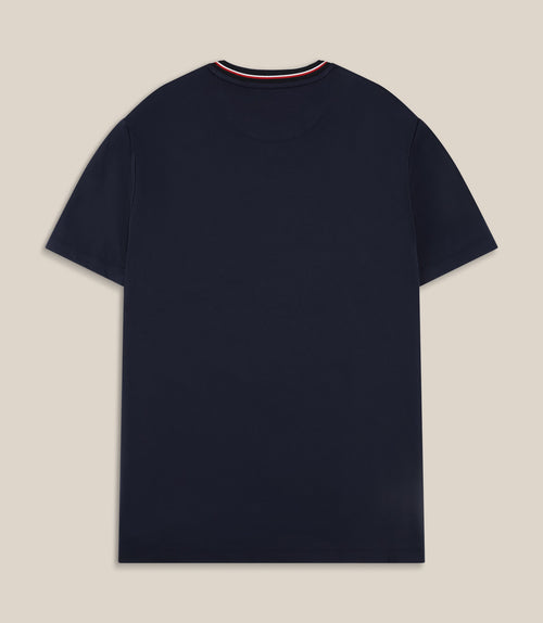 T-shirt col teddy marine - IZAC