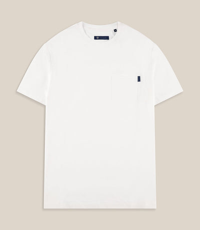 T-shirt à poche blanc - IZAC
