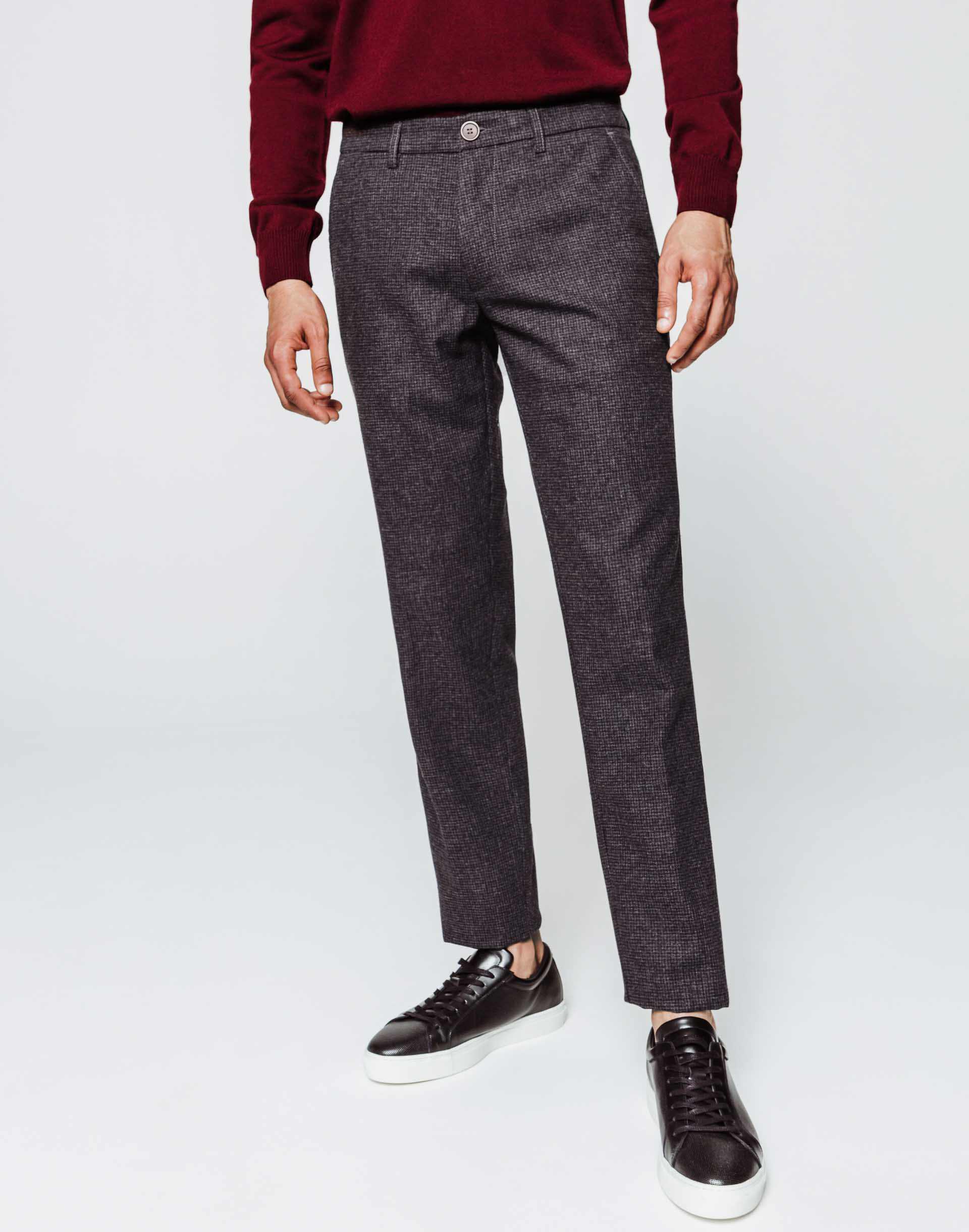 Pantalon micro carreaux - IZAC