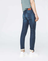 Jean enduit bleu gris délavé - IZAC