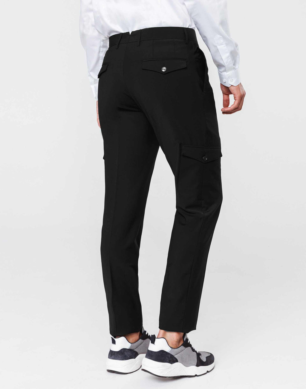 Pantalon ville cargo noir "Timo" - IZAC