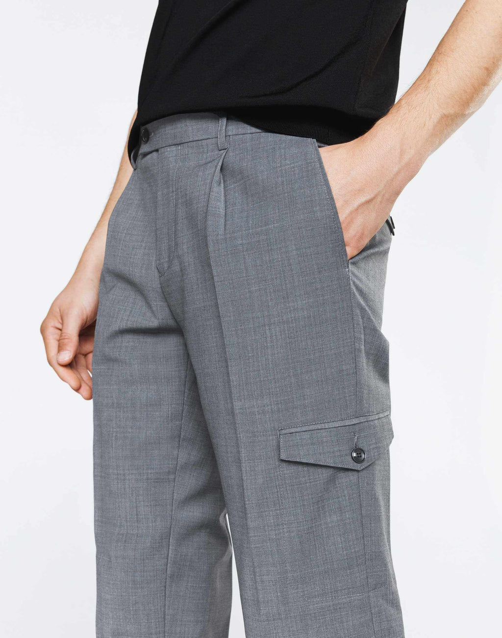 Pantalon ville cargo gris "Tunning" - IZAC