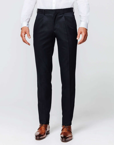 Pantalon navy esprit flanelle - IZAC