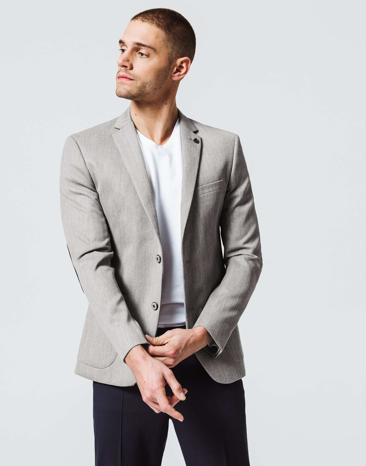Veste Casual Grise Coudières - IZAC