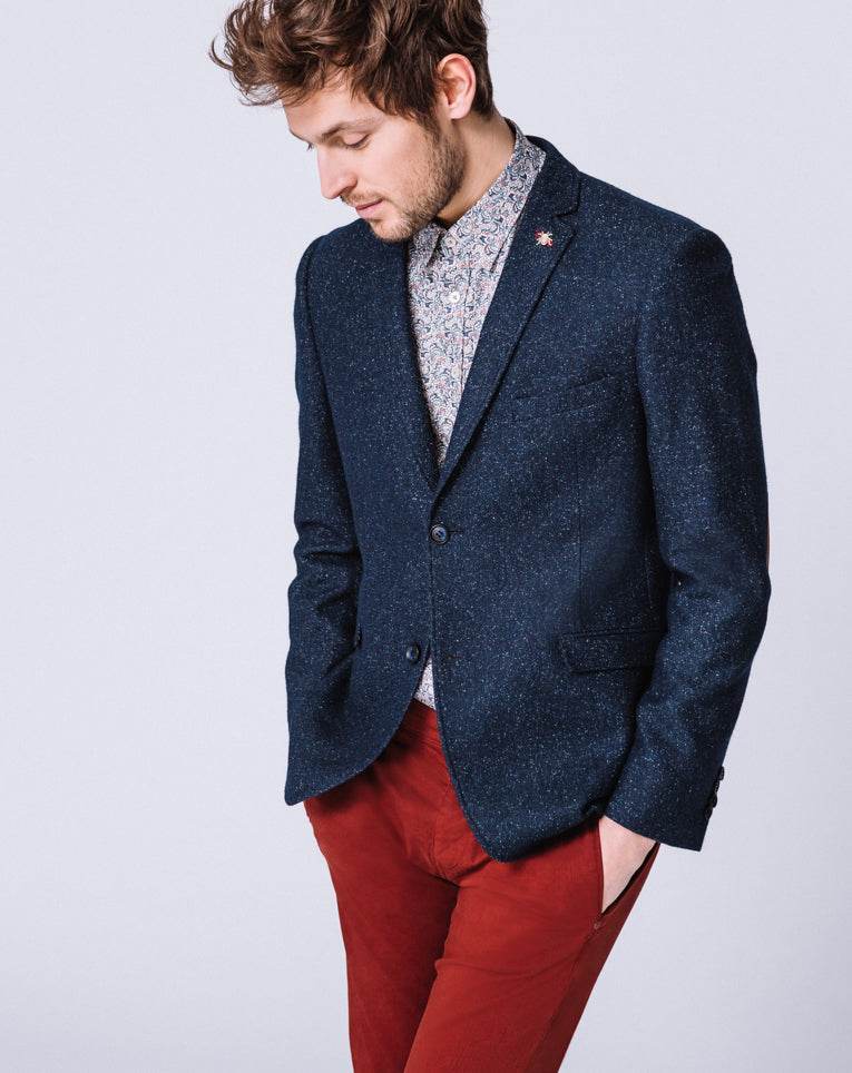 Veste effet tweed 2 boutons "Nunzio" - IZAC